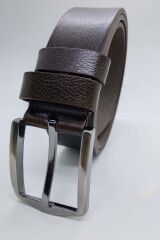 %100 hakiki deri 2’li kahverengi Lacivert Erkek Kemer