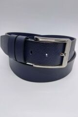 %100 hakiki deri 2’li taba Lacivert Erkek Kemer