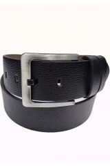Erkek Deri Kemer Siyah 4 Cm