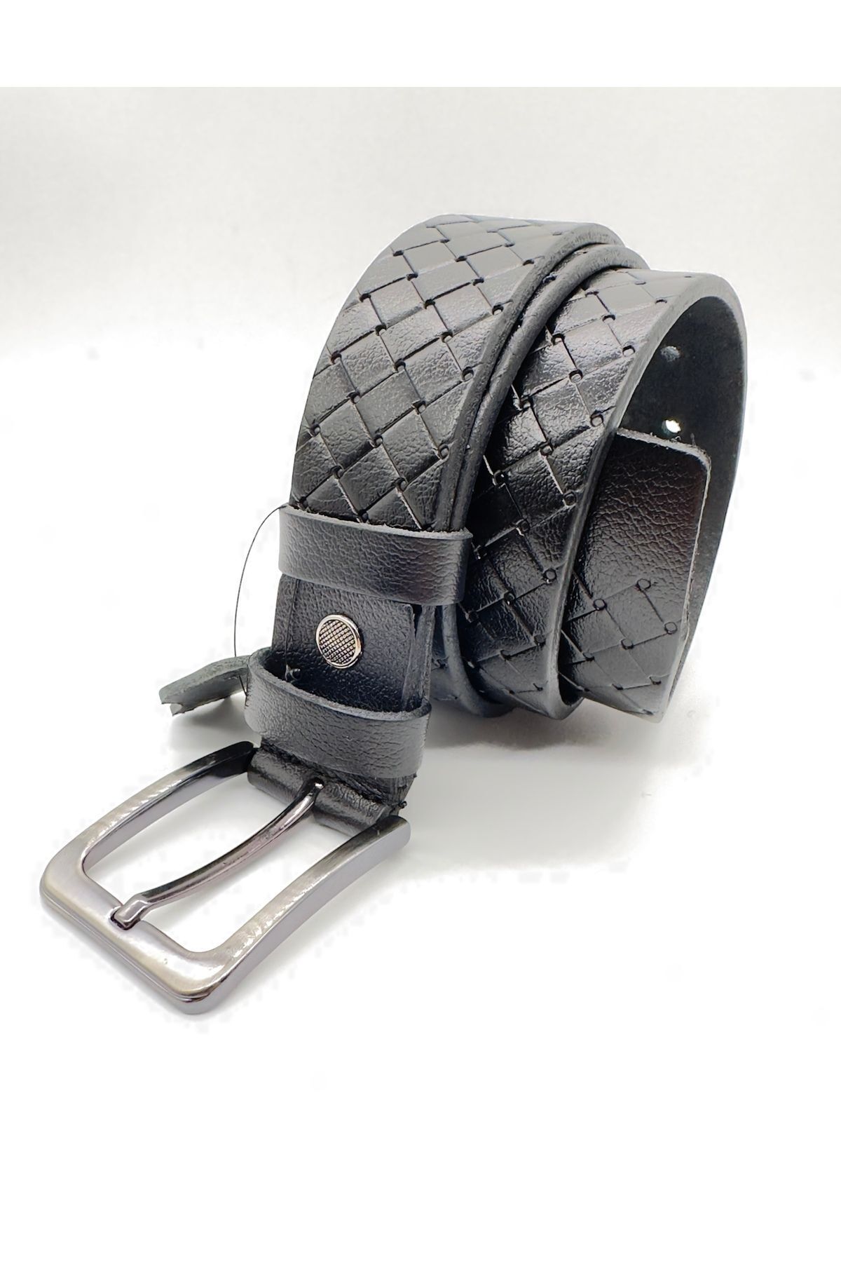 Siyah Erkek Hakiki Deri Kemer