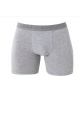 Arma Pamuklu Likralı Uzın Paçalı Erkek Beyaz Boxer 10'lu Paket Gri - 3XL