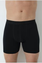 Arma Pamuklu Likralı Uzın Paçalı Erkek Beyaz Boxer 10'lu Paket Siyah - 3XL