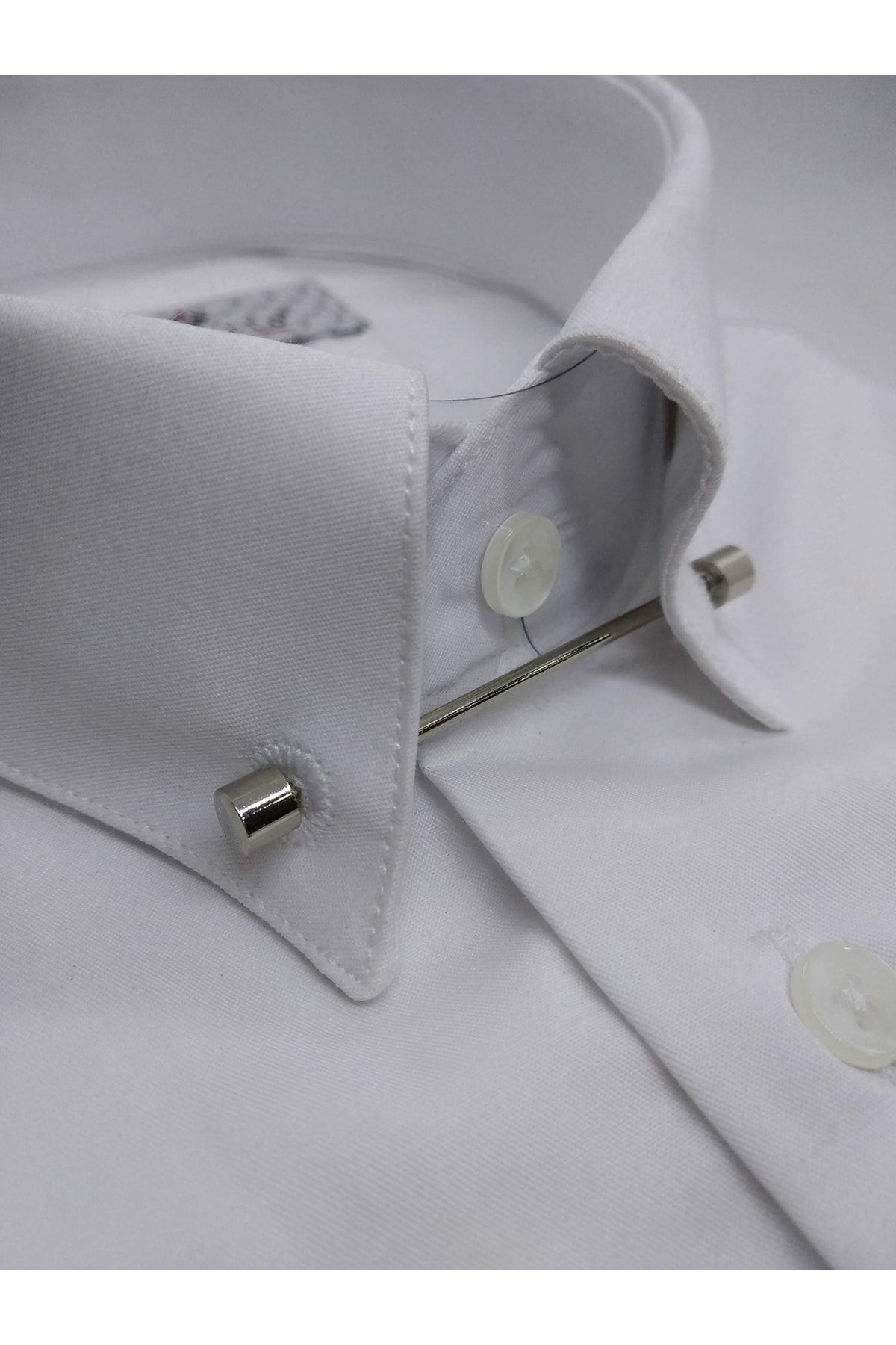 Gümüş Gömlek Yaka Iğnesi