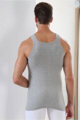 Arma Premium %100 Pamuklu Gri Erkek Atlet 3'lü Paket