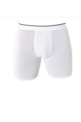 Arma Pamuklu Likralı Uzın Paçalı Erkek Siyah Boxer 3'lü Paket