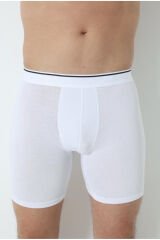 Arma Pamuklu Likralı Uzın Paçalı Erkek Beyaz Boxer 10'lu Paket