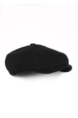 Siyah Peaky Blinders Erkek Şapka Kasket