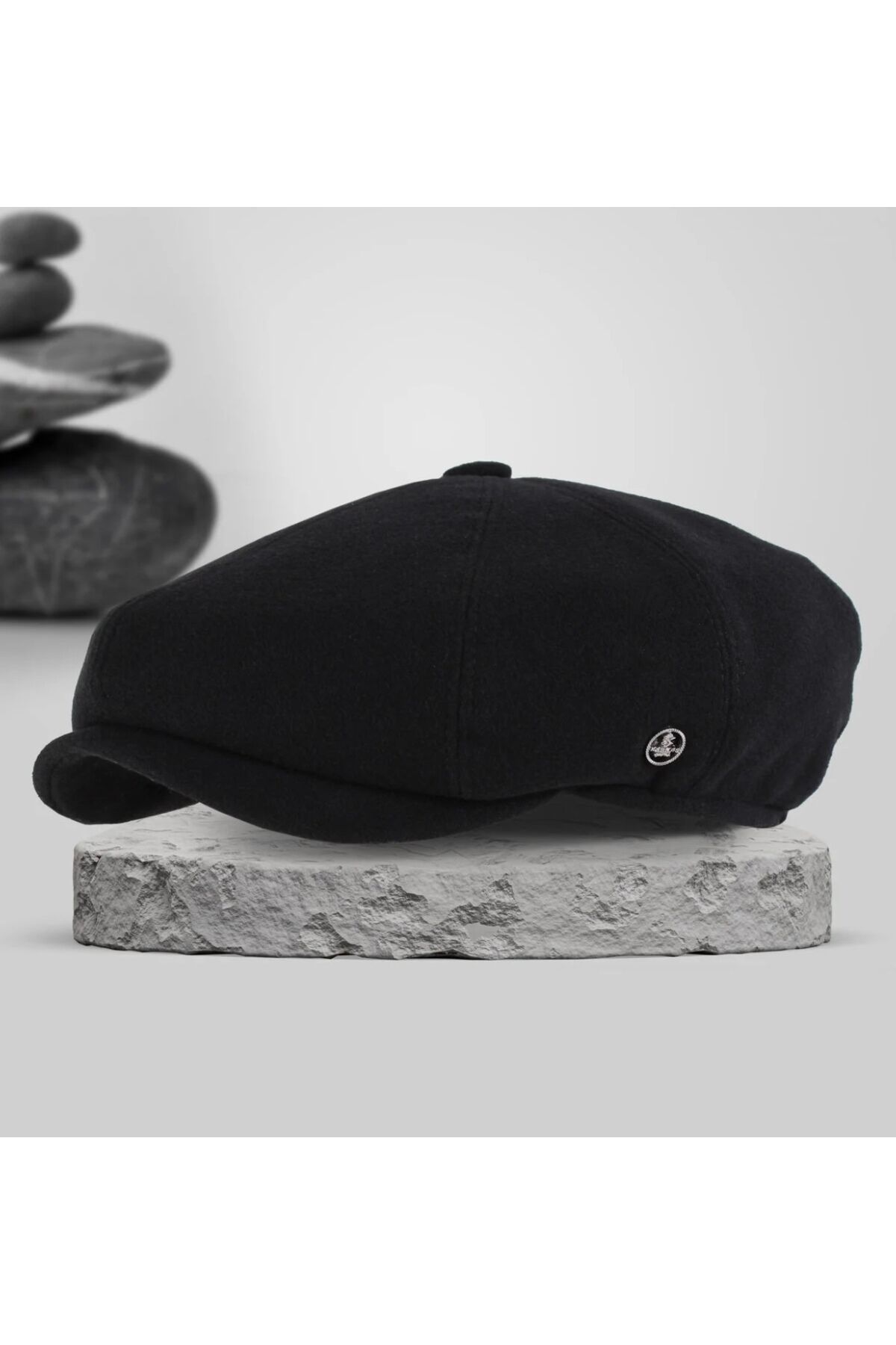 Siyah Peaky Blinders Erkek Şapka Kasket