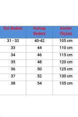 4 Cm Hakiki Deri Taba Erkek Kemer Siyah - 105 Cm