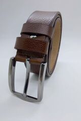 %100 hakiki deri 2’li taba Lacivert Erkek Kemer Taba - Lacivert - 130 Cm